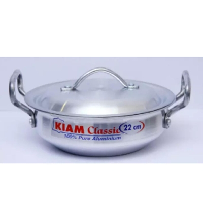 Picture of Kiam Aluminium Wok Pan -22CM -Silver