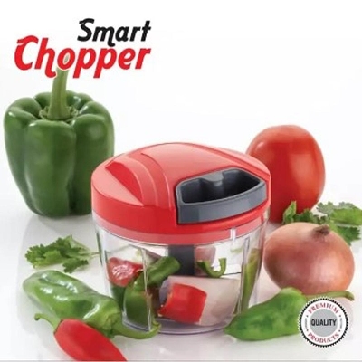Picture of Large Handy and Compact Chopper 3 Blade Stainless Steel, Pull String, -Multicolor