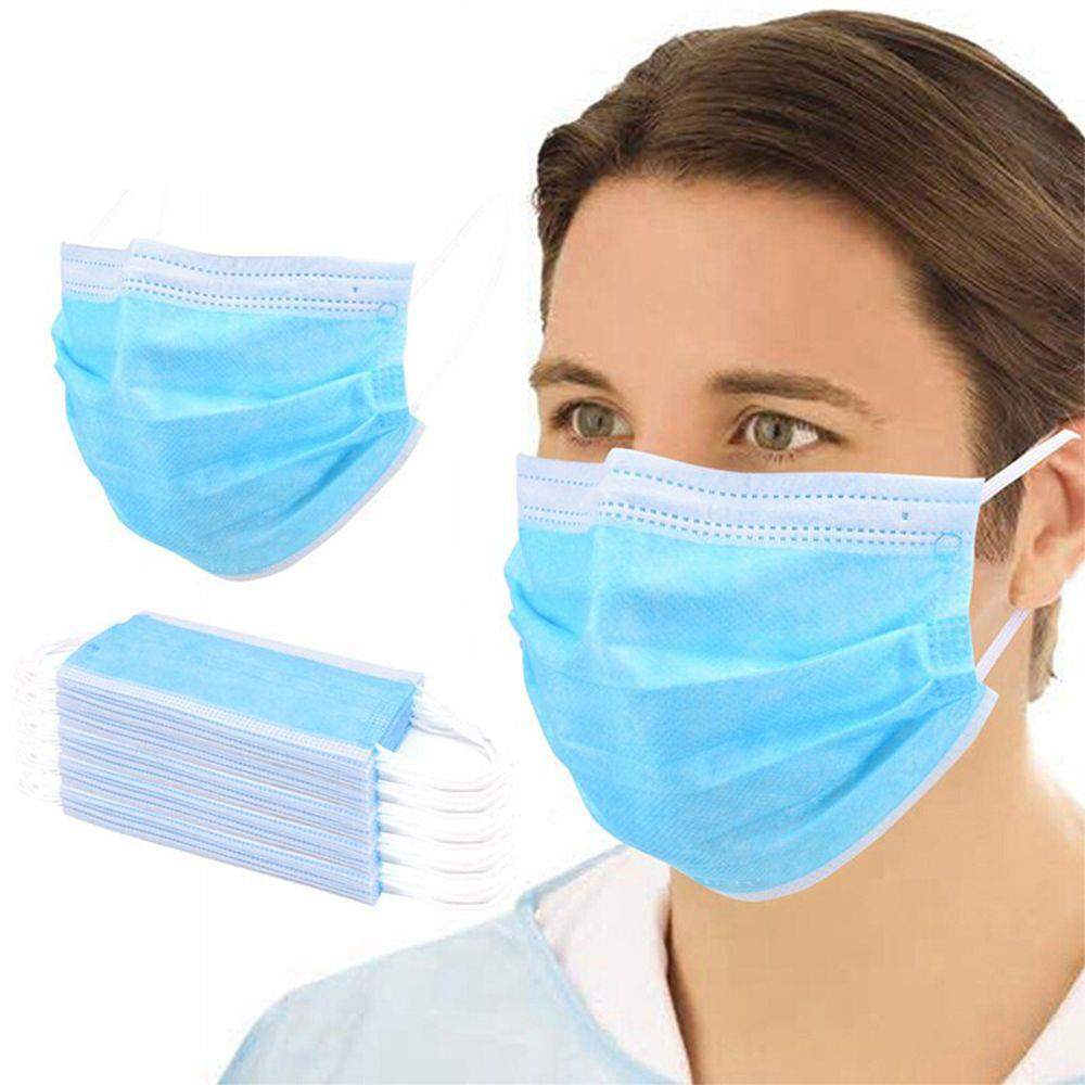 Picture of Black 50 Pcs Non-oven Surgical Face Mask Pack 