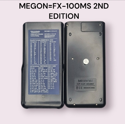 Picture of MEGON FX-100MS 2nd Edition Scientific Calculator Good Quality For Students 2 Years Warranty Grey