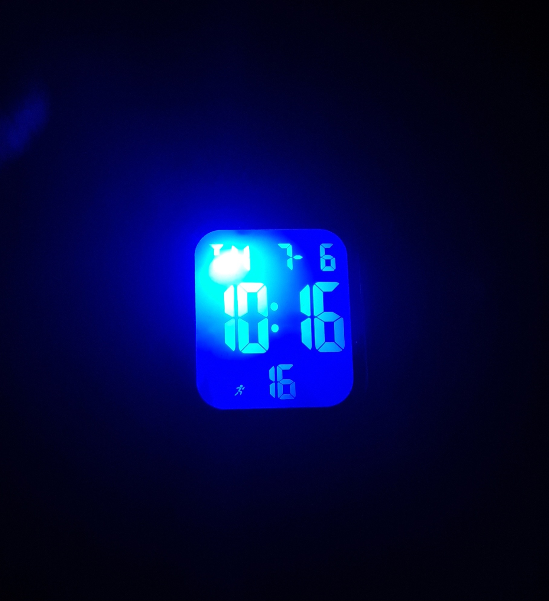 Picture of New Digital Sports Watch for Men Waterproof Wristwatch Stopwatch Alarm Watch Black