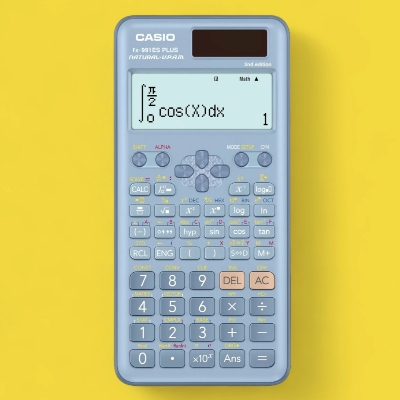 Picture of FX-991ES Plus 2nd Blue And Pink Colours Scientific Calculator For Students 