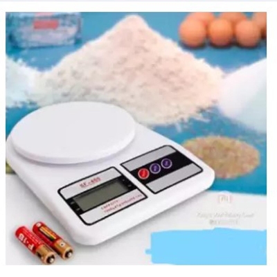 Picture of SF-400 Digital / Electronic Scale for Kitchen, Medicine, Food, Fruits and Any Small Item at Home -White