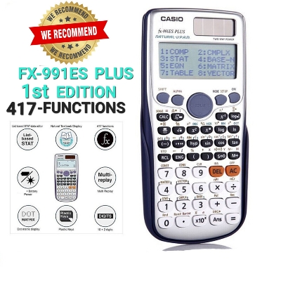 Picture of FX-991ES PLUS Calculator Scientific Calculator For Students Grey