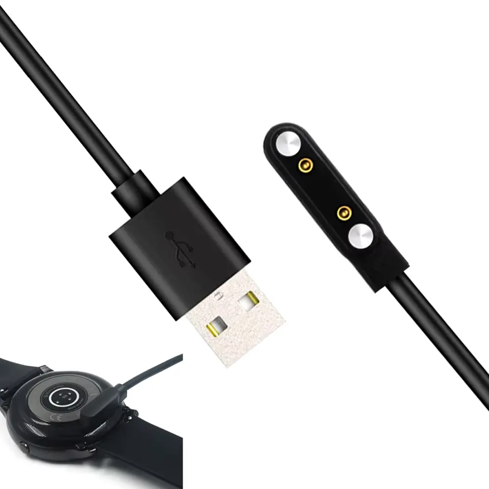 Picture of Zeblaze GTS 3 Pro Magnetic USB Charger for Fast Secure and Reliable Power Zeblaze GTS 3 Pro Charging Cable (Black)