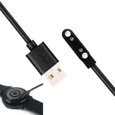 Picture of Zeblaze GTS 3 Pro Magnetic USB Charger for Fast Secure and Reliable Power Zeblaze GTS 3 Pro Charging Cable (Black)