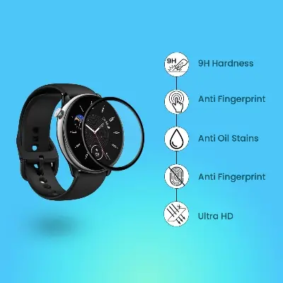 Picture of Amazfit GTR Mini Smart Watch Full Coverage Plastic Screen Protector  Product details of Amazfit GTR Mini Smart Watch Full Coverage Plastic Screen Protector (3 Pcs)