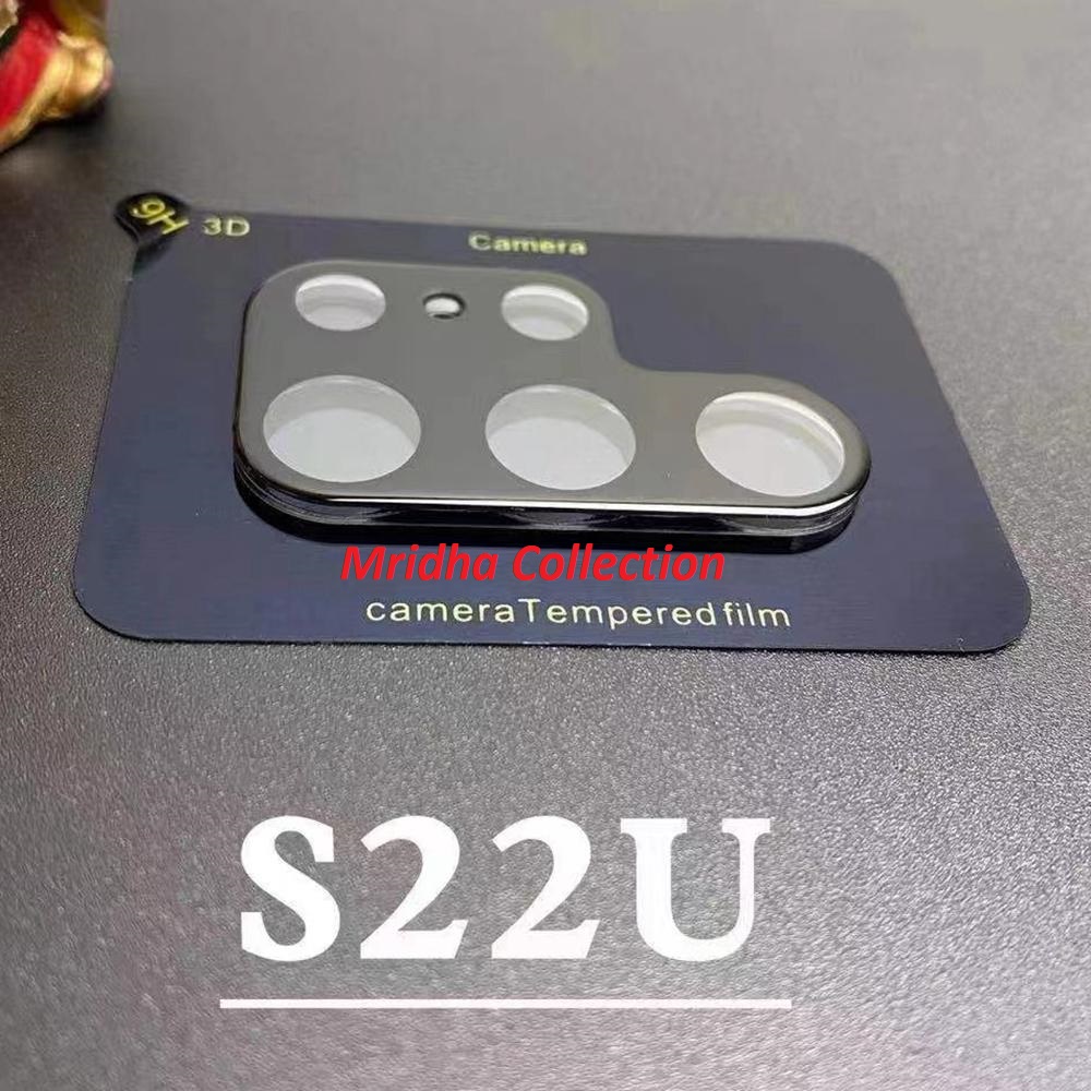 Picture of Samsung Galaxy S22 Ultra 5G Back 9H Full Camera Lens Protector Rear 9H 3D Camera Lens Protector,Upgraded HD,Clear Scratch Resistant [With Photo Friendly Flash Cut]
