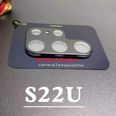 Picture of Samsung Galaxy S22 Ultra 5G Back 9H Full Camera Lens Protector Rear 9H 3D Camera Lens Protector,Upgraded HD,Clear Scratch Resistant [With Photo Friendly Flash Cut]