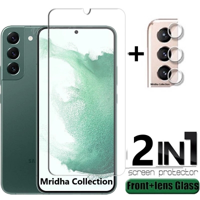 Picture of 2in1 Protector Combo Pack for vivo Samsung Galaxy S21 FE 5G (Clear Screen Protector Glass + Camera Lens Protector)