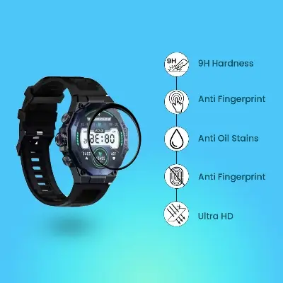 Picture of Black Shark S1 Pro Smart Watch Full Coverage Plastic Screen Protector (3 Piece)