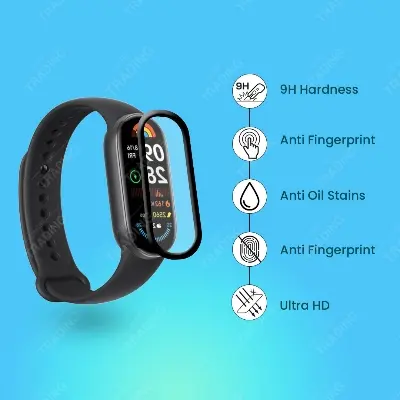Picture of Mi Band 9 Smart Watch Full Coverage Plastic Screen Protector (5 Pcs)