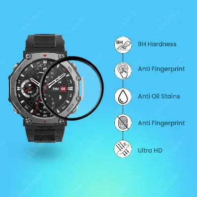 Picture of Amazfit T-Rex 3 Smart Watch Full Coverage Plastic Screen Protector (1 Pcs)