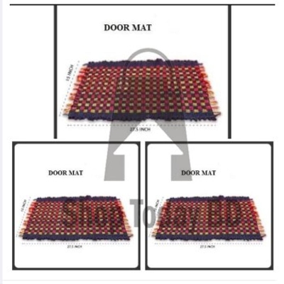 Picture of Door Mat Cotton 3 pcs -Multicolor