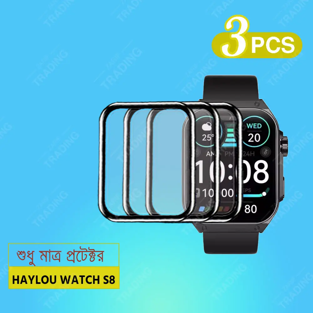 Picture of Haylou Watch S8 Smart Watch Full Coverage Plastic Screen Protector (5 Pcs)