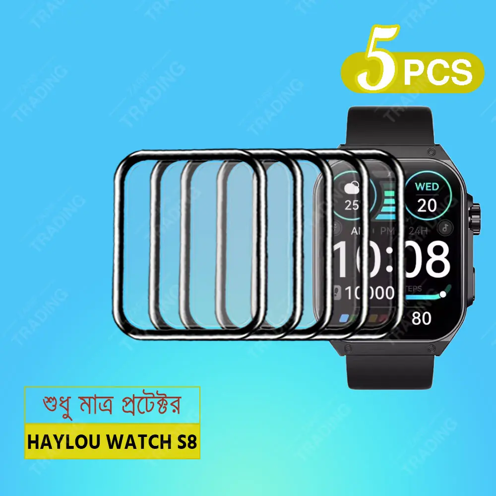 Picture of Haylou Watch S8 Smart Watch Full Coverage Plastic Screen Protector (3 Pcs)