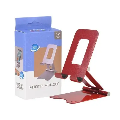 Picture of Double Folding Adjustable Mobile Phone Stand Durable Design Holder for Mobile Phone (Multicolor)