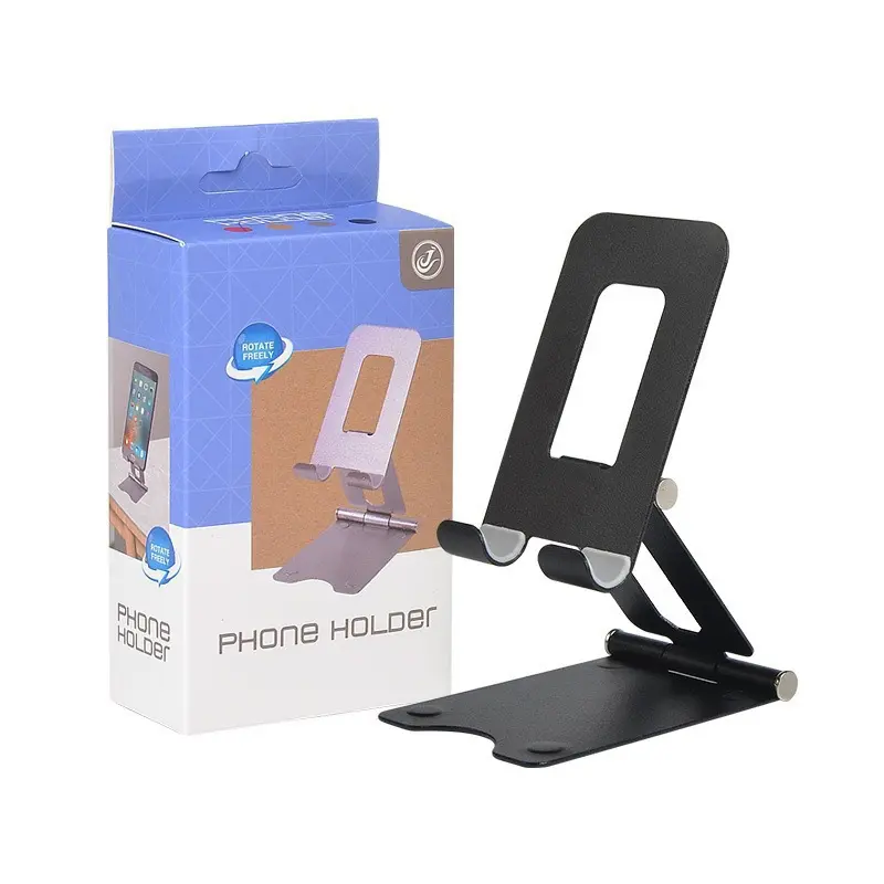 Picture of Double Folding Adjustable Mobile Phone Stand Durable Design Holder for Mobile Phone (Multicolor)
