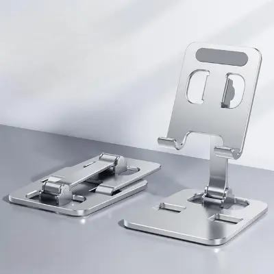 Picture of Adjustable Aluminum Alloy Mobile Phone Stand Holder (Silver)