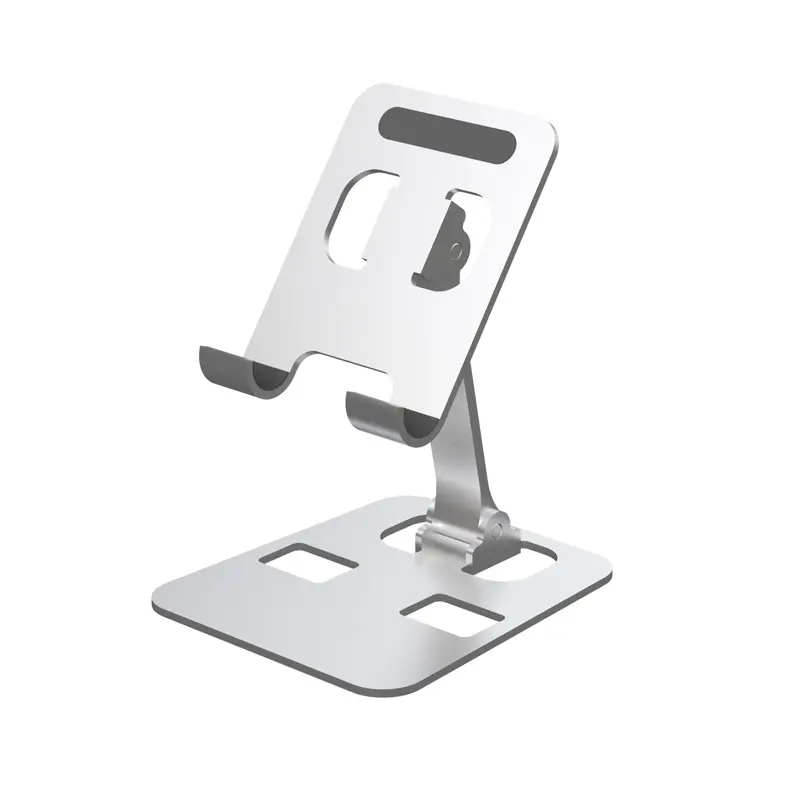 Picture of Adjustable Aluminum Alloy Mobile Phone Stand Holder (Silver)
