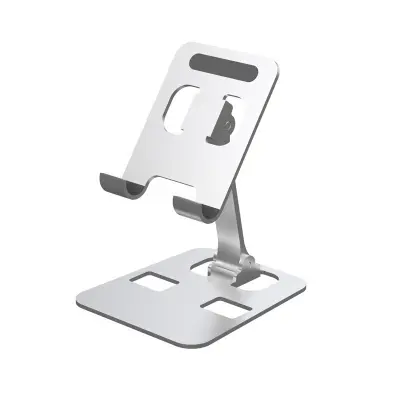 Picture of Adjustable Aluminum Alloy Mobile Phone Stand Holder (Silver)