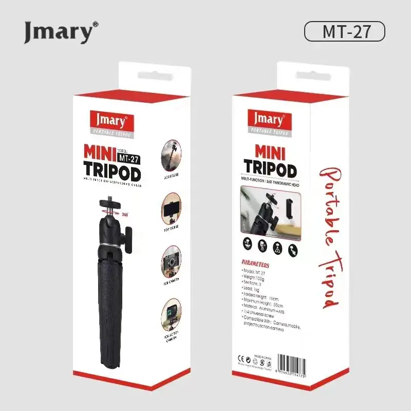 Picture of Jmary MT-27 mini Tripod Stand With Mobile holder (Black)