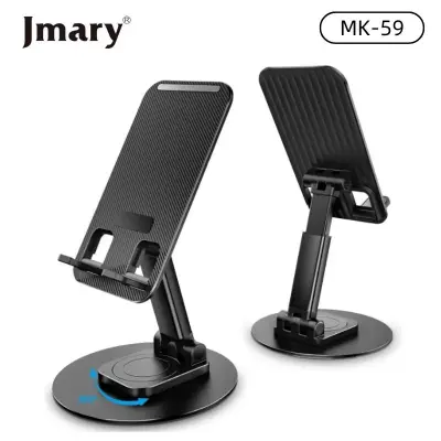 Picture of Jmary MK-59 360° Rotating Adjustable Desktop Mobile & Tablet Holder Sturdy & Hands Free Stand (Black)