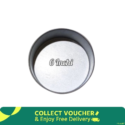 Picture of 6 inchi Aluminum Round cake Mold -Silver