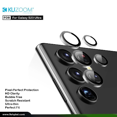 Picture of KUZOOM Camara Lens Protector For Samsung Galaxy S23 Ultra Metal High Quality Glossy finish