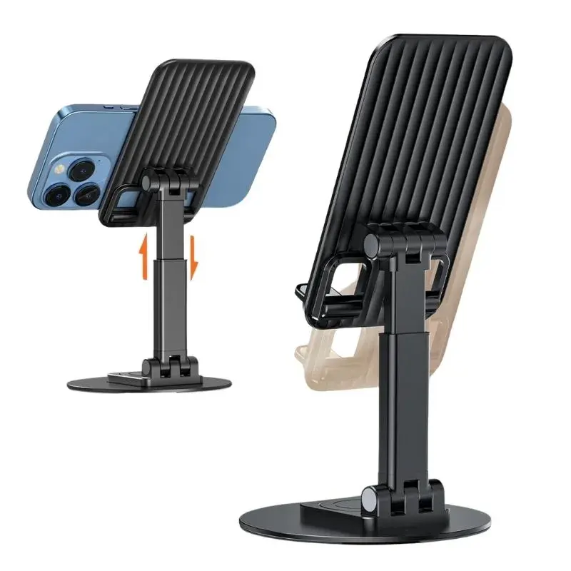 Picture of Jmary MK-59 360° Rotating Adjustable Desktop Mobile & Tablet Holder Sturdy & Hands Free Stand (Black)