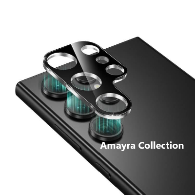 Picture of Samsung Galaxy S24 Ultra 5G Back 9H Full Camera Lens Protector Rear 9H 3D Camera Lens Protector,Upgraded HD,Clear Scratch Resistant [With Photo Friendly Flash Cut]