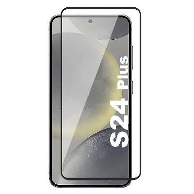 Picture of Samsung Galaxy S24+ 5G / Samsung Galaxy S24 Plus 5G (5D 9D 11D 13D 21D) Screen Protector Tempered Glass Film 9H Hardness Full Coverage No Bubbles and Fingerprint Scratch-Resistant