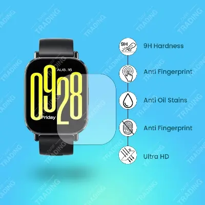 Picture of Redmi Watch 5 Active Smart Watch Screen Protector HD Clear Ultra-Thin Glass Full Coverage Scratch & Fingerprint Resistant for Xiaomi Redmi Watch 5 Active Screen Protector (1 Pcs)
