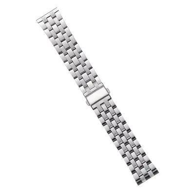 Picture of 22mm Premium Stainless Steel Watch Strap Jubilee Style Two Tone with Butterfly Buckle (Silver,Not Specified)