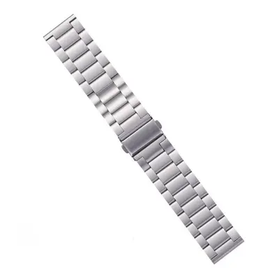 Picture of 20mm Stainless Steel Watch Band Metal Replacement Strap for Smartwatches & Traditional Watches Durable Adjustable & Classic Design (Silver,Not Specified)