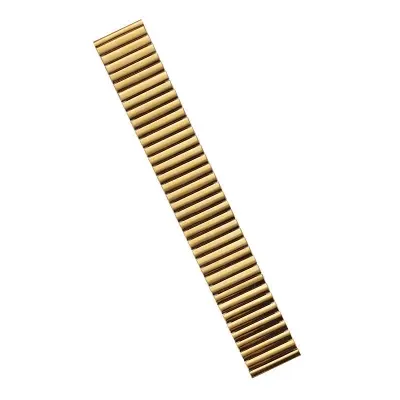 Picture of 22mm Stainless Steel Elastic Stretchable Watch Band Adjustable Metal Strap for Smartwatches & Traditional Watches (Gold,Not Specified)