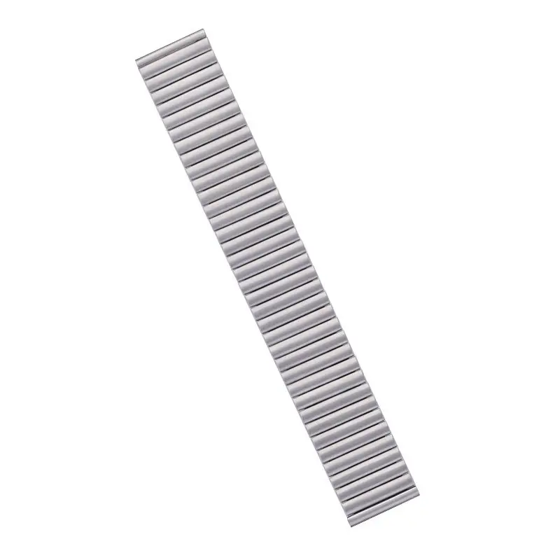 Picture of 22mm Stainless Steel Elastic Stretchable Watch Band Adjustable Metal Strap for Smartwatches & Traditional Watches (Silver,Not Specified)