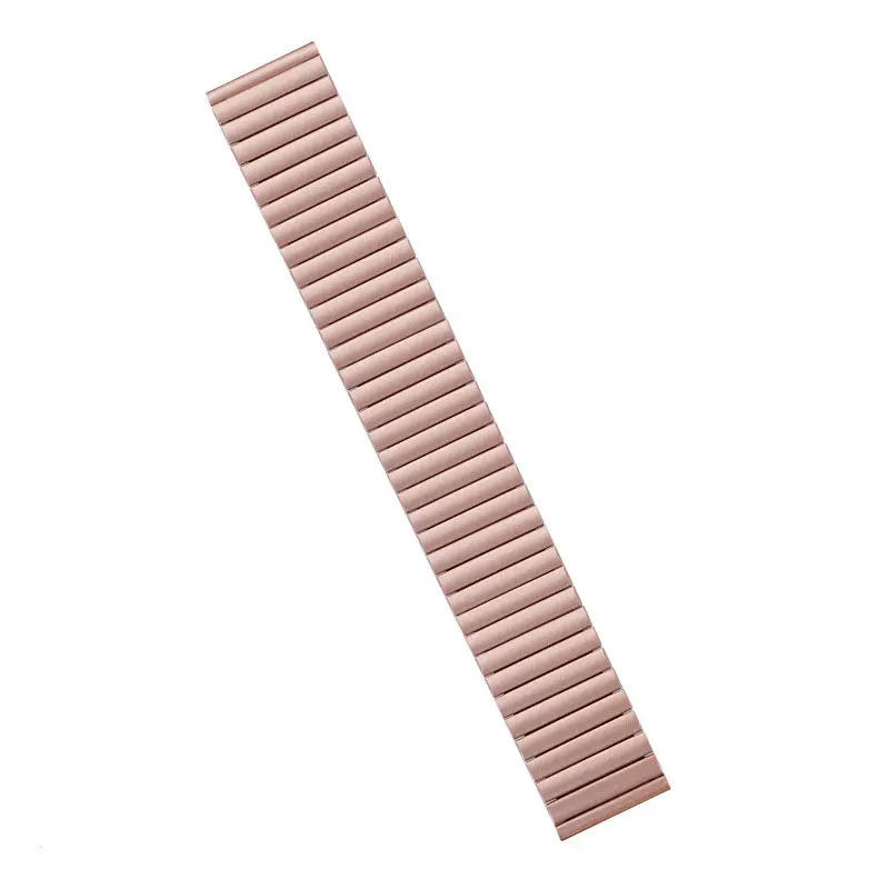 Picture of 22mm Stainless Steel Elastic Stretchable Watch Band Adjustable Metal Strap for Smartwatches & Traditional Watches (Rose Gold,Not Specified)