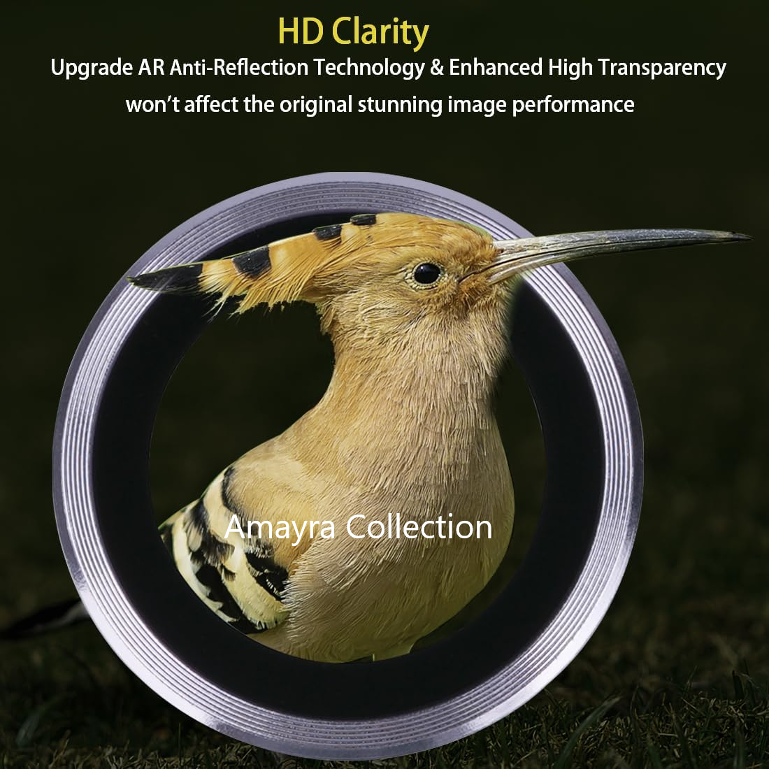 Picture of Samsung Galaxy S24 Ultra 5G 5-PCS Ring Camera Lens Protector 360 Degree Protection Camera Aluminium with Tempered Glass (Titanium Violet)