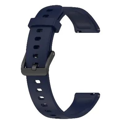Picture of Realme Band 2 Silicone Replacement Strap Soft Adjustable Durable Wristband for Comfortable Fit (Midnight Blue,Not Specified)