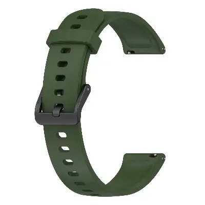 Picture of Realme Band 2 Silicone Replacement Strap Soft Adjustable Durable Wristband for Comfortable Fit (Army Green,Not Specified)