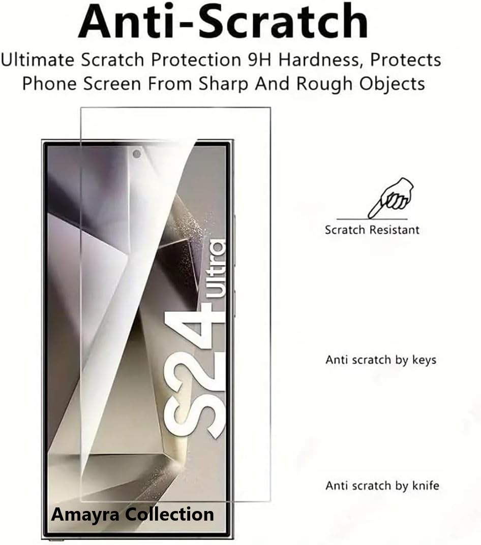 Picture of 2in1 Protector Combo Pack for Samsung Galaxy S24 Ultra 5G (A+ GRADE) UV Glass Screen Protector + Camera Protector Lens