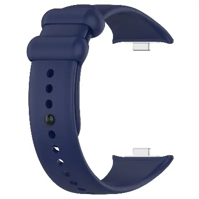 Picture of Mi Band 9 Pro Mi Band 8 Pro Redmi Watch 5 & Redmi Watch 4 Silicone Replacement Strap Multiple Colors Available (Navy,Not Specified)