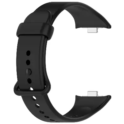 Picture of Mi Band 9 Pro Mi Band 8 Pro Redmi Watch 5 & Redmi Watch 4 Silicone Replacement Strap Multiple Colors Available (Black 2,Not Specified)
