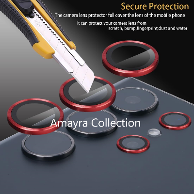 Picture of KUZOOM Camara Lens Protector For Samsung Galaxy S24 Ultra Metal High Quality Glossy finish