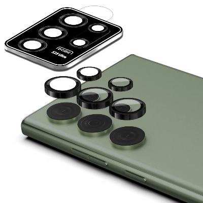 Picture of KUZOOM Camara Lens Protector For Samsung Galaxy S23 Ultra Metal High Quality Glossy finish