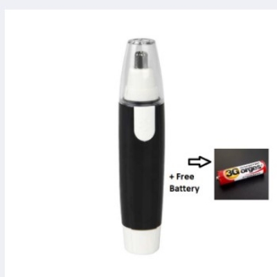 Picture of Nose Ear Hair Trimmer Stainless Steel Blade , Shaving And Unwanted Hair Removal Electric Trimmer -Black