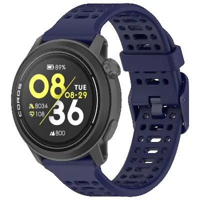 Picture of 20mm Silicone Sports Strap Breathable Durable & Stylish Wristband for Smartwatches & Traditional Watches (Midnight Blue,Not Specified)