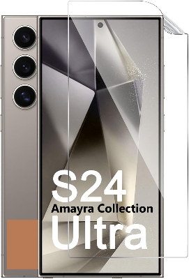 Picture of Samsung Galaxy S24 Ultra 5G Full HD TPU Protective Film Hydrogel Front Poly Protector Screen Protector Anti-Shatter / High Definition (Front Poly)