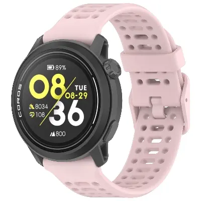 Picture of 20mm Silicone Sports Strap Breathable Durable & Stylish Wristband for Smartwatches & Traditional Watches (Sand Powder,Not Specified)